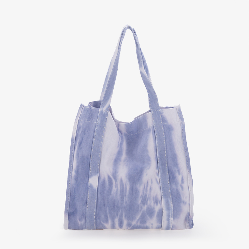 Canvas Bag Tie-dye Fabric Women Handbag
