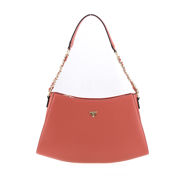 Slim Stylish Orange Fashion PU Leather Shoulder Handbag