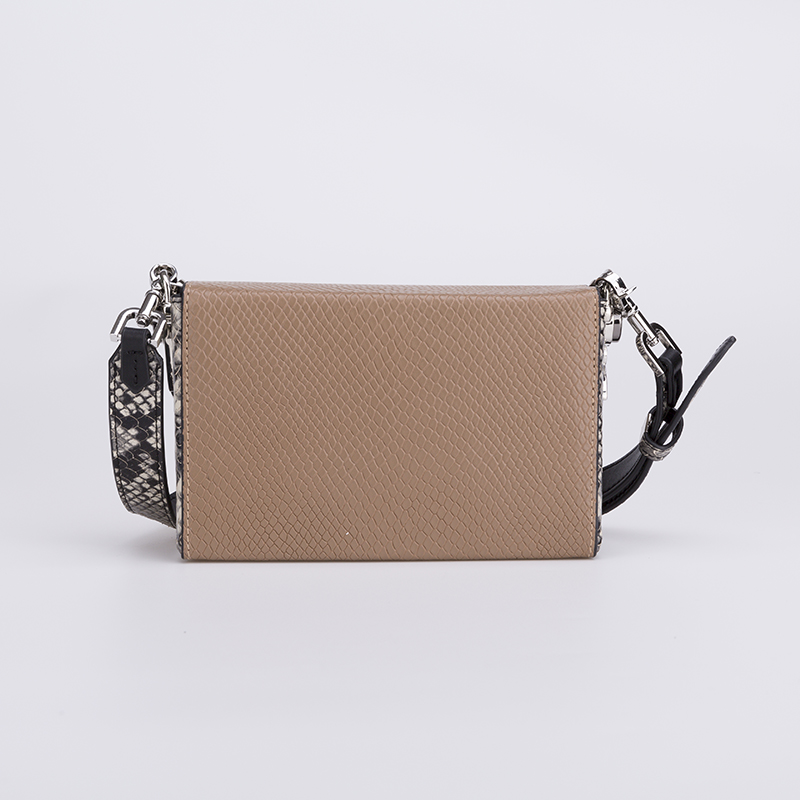 Mini Luxury Snake with croco leather box bag