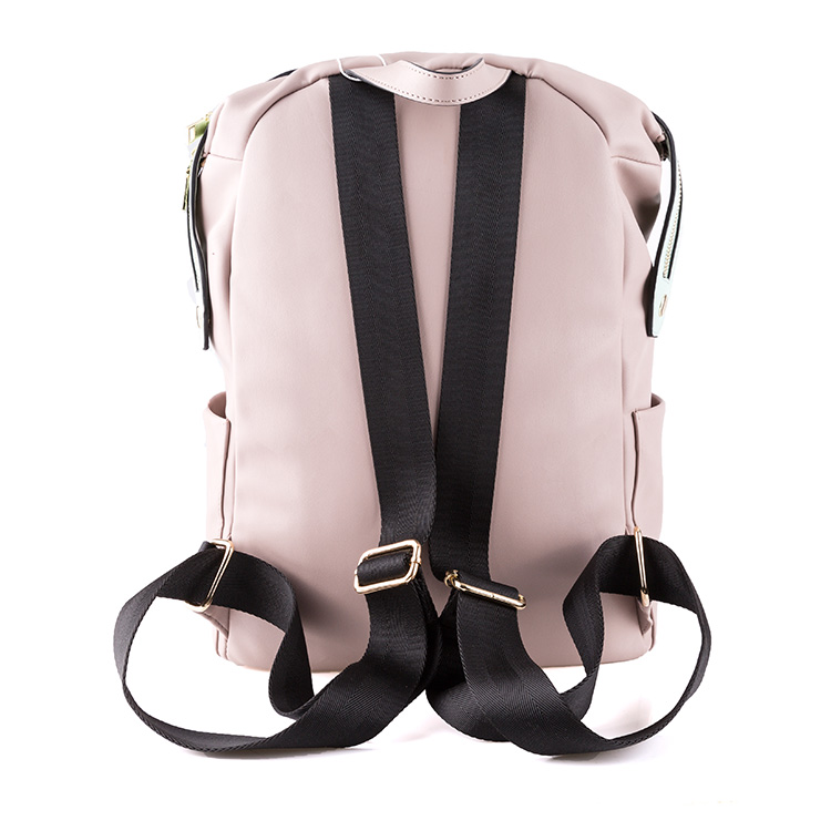 Lady Casual Style PU Leather Backpack 