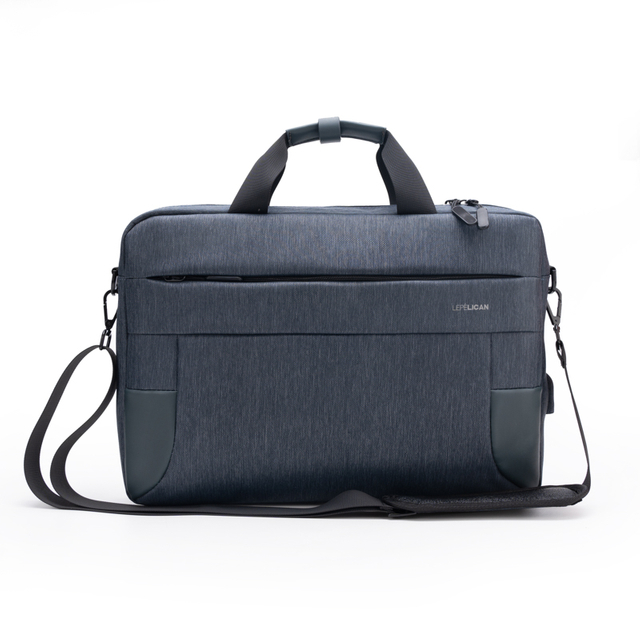 High Quality Luxury Men Office Business Genuine Leather Briefcase