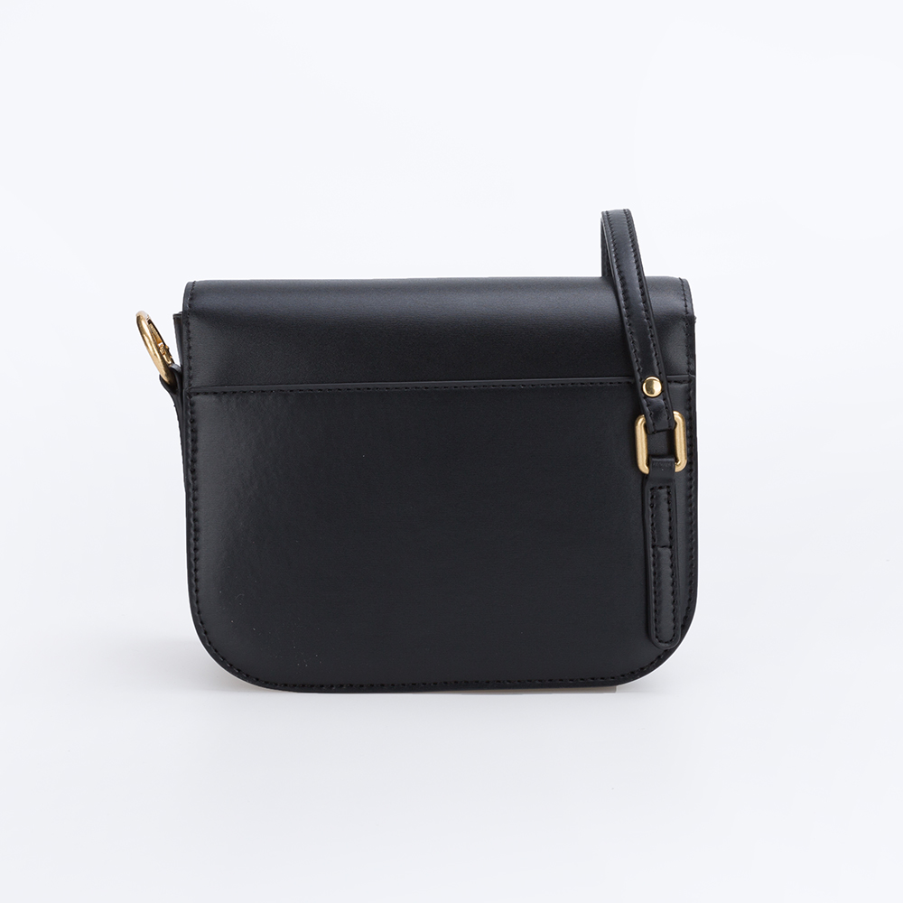 medium size leather crossbody ladies handbag for woman