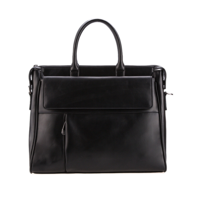 Classic Mens PU Business Laptop Tote Briefcase Bag