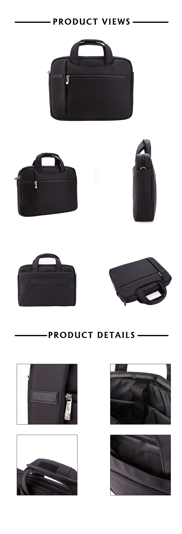 Hot Selling Nylon Laptop Briefcase Bag Shoulder Bag