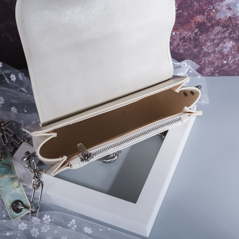 New Design Unique Marble Texture PU Women Handbag